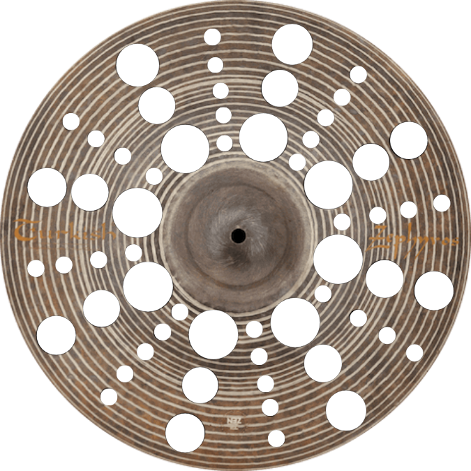 Turkish Cymbals Zephyros Crash Holey Cymbal