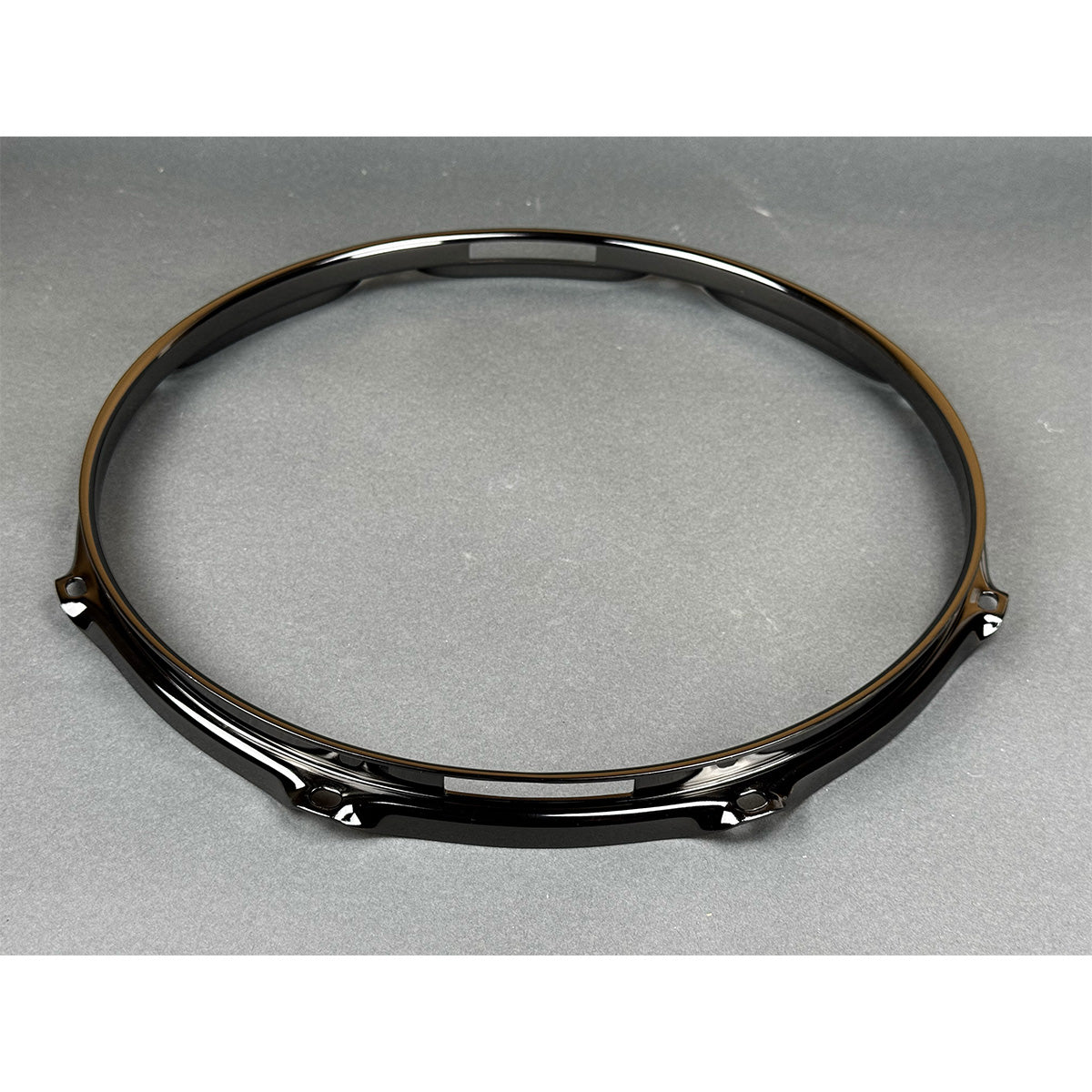 Black Chrome Spannreifen 13", 8-Loch, 2,3mm Power Hoop, Snare Side