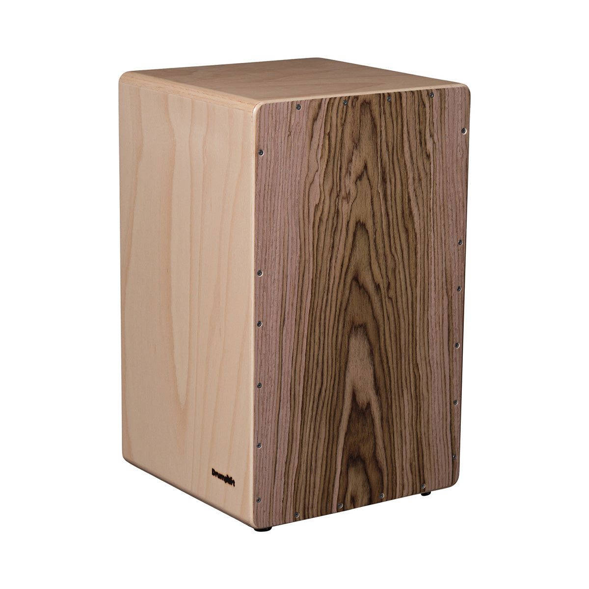 Drumport Gig-Cajon mit eingebautem Mikrofon, Nussbaum
