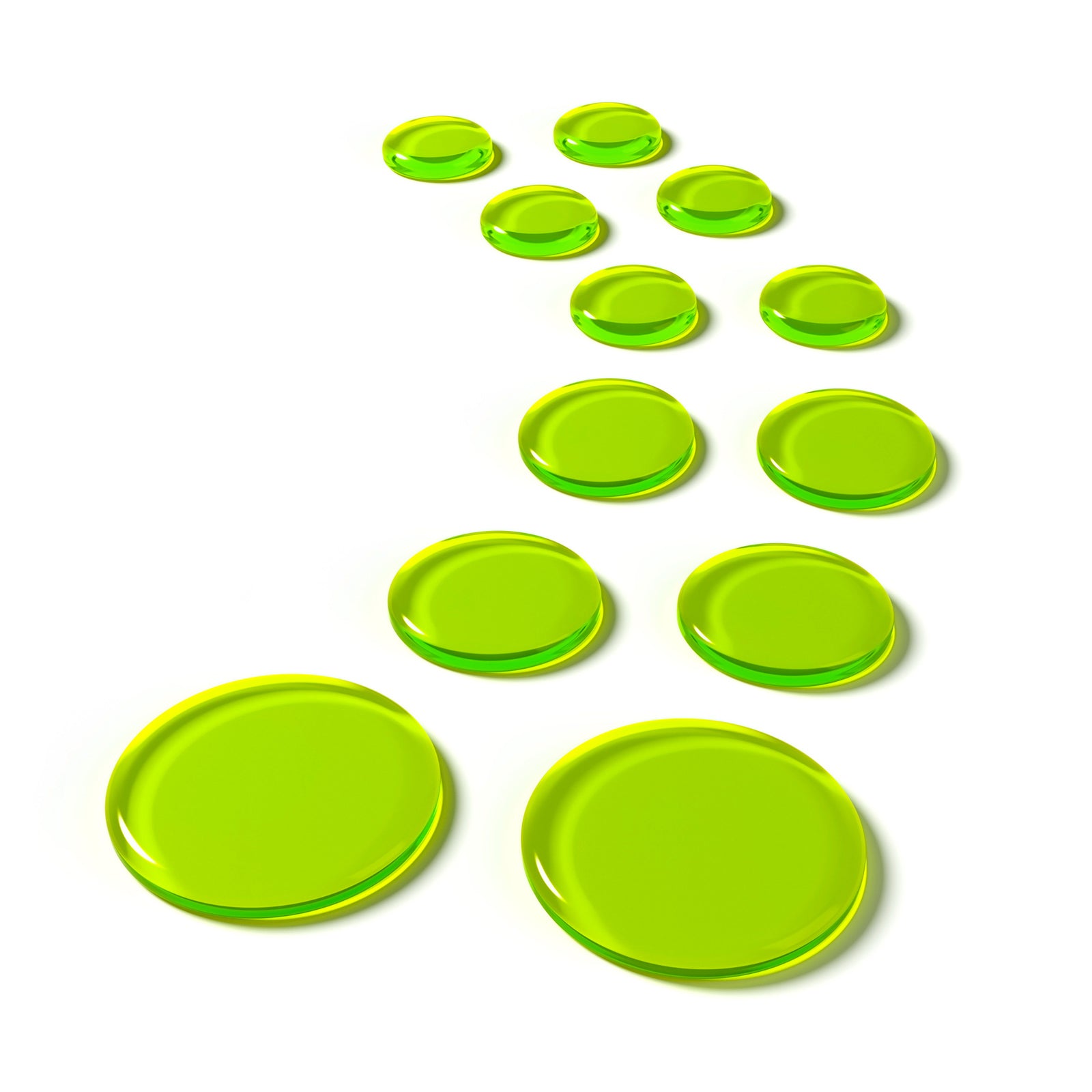 SlapKlatz Refillz Alien Green 12 Stück