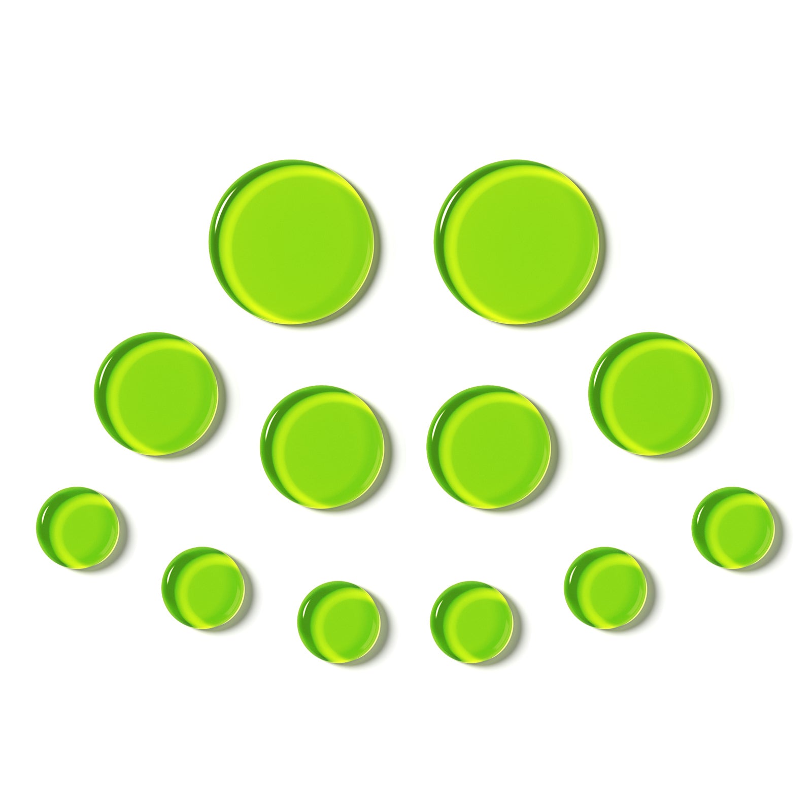 SlapKlatz Pro Alien Green 12 Stück Box