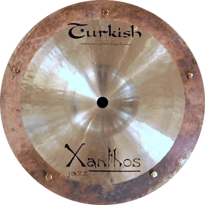 Turkish Cymbals Xanthos-Jazz Splash Reverse Sizzle-Becken