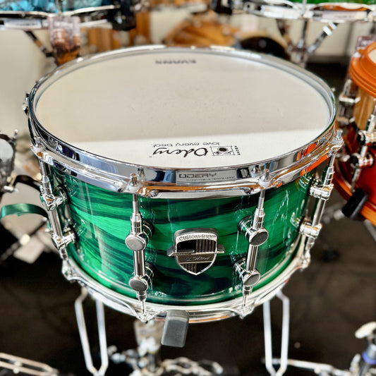 Odery Custom Snare 14 x 7" Araucaria Kessel, "Zebrawood Amazon lacquer" Finish